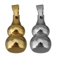 Stainless Steel Pendants, Calabash, can be twisted Approx 