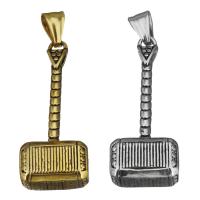 Stainless Steel Pendants, hammer Approx 