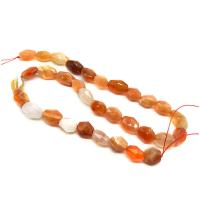 Natural Lace Agate Beads, polished, yellow, 8-12mm Approx 1mm, Approx 