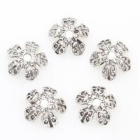 Zinc Alloy Bead Caps, Flower, plated 10*4mm, Approx 
