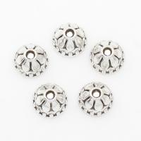 Zinc Alloy Bead Caps, Flower, plated 8*5mm, Approx 