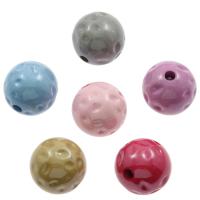 Acrylic Jewelry Beads, Round, large hole Approx 3mm, Approx 500/Bag 