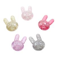 Acrylic Jewelry Beads, Rabbit, large hole Approx 4mm, Approx 500/Bag 