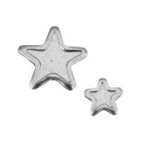 Stainless Steel Jewelry Cabochon, Star original color 