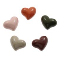 Acrylic Jewelry Beads, Heart Approx 4mm, Approx 