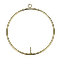 Медно-золото кольцо для сережки, 14K позолоченный, разный размер для выбора, отверстие:Приблизительно 1.5mm, продается PC
