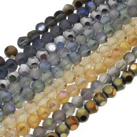 Fashion Crystal Beads, colorful plated & frosted Approx 1mm Approx 22.04-23.62 Inch 