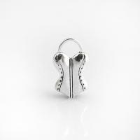 Garment Shaped Zinc Alloy Pendants, antique silver color plated, handmade Approx 2.5mm  