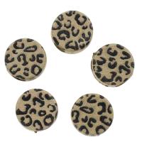 Acrylic European Large Hole Beads, brown Approx 4mm 