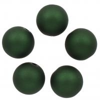Акриловые ювелирные изделия Бисер, Акрил, Круглая, зеленый отверстие:Приблизительно 2mm, Приблизительно 1250ПК/сумка, продается сумка