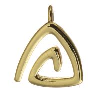 Brass Jewelry Pendants, gold Approx 1mm 