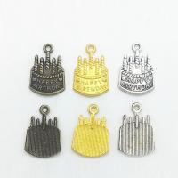 Zinc Alloy Food Pendant, Cake, plated Approx 2mm 