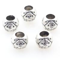 Zinc Alloy Jewelry Beads, antique silver color plated Approx 5mm, Approx 