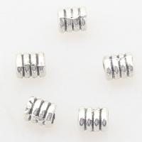 Zinc Alloy Jewelry Beads, antique silver color plated Approx 2mm, Approx 