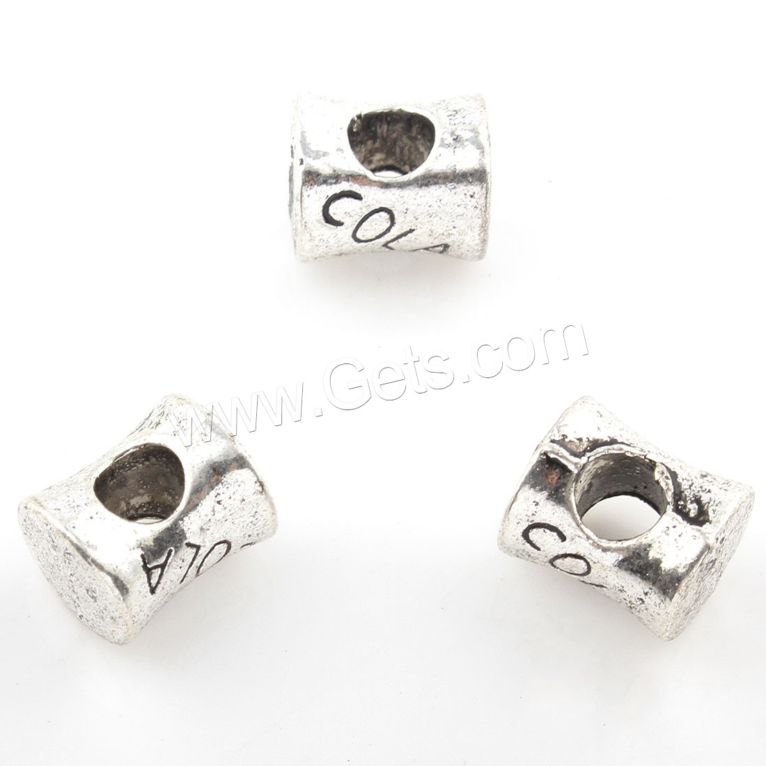Zinc Alloy Jewelry Beads, plated, more colors for choice, 9x11mm, Hole:Approx 4mm, Approx 183PCs/Bag, Sold By Bag