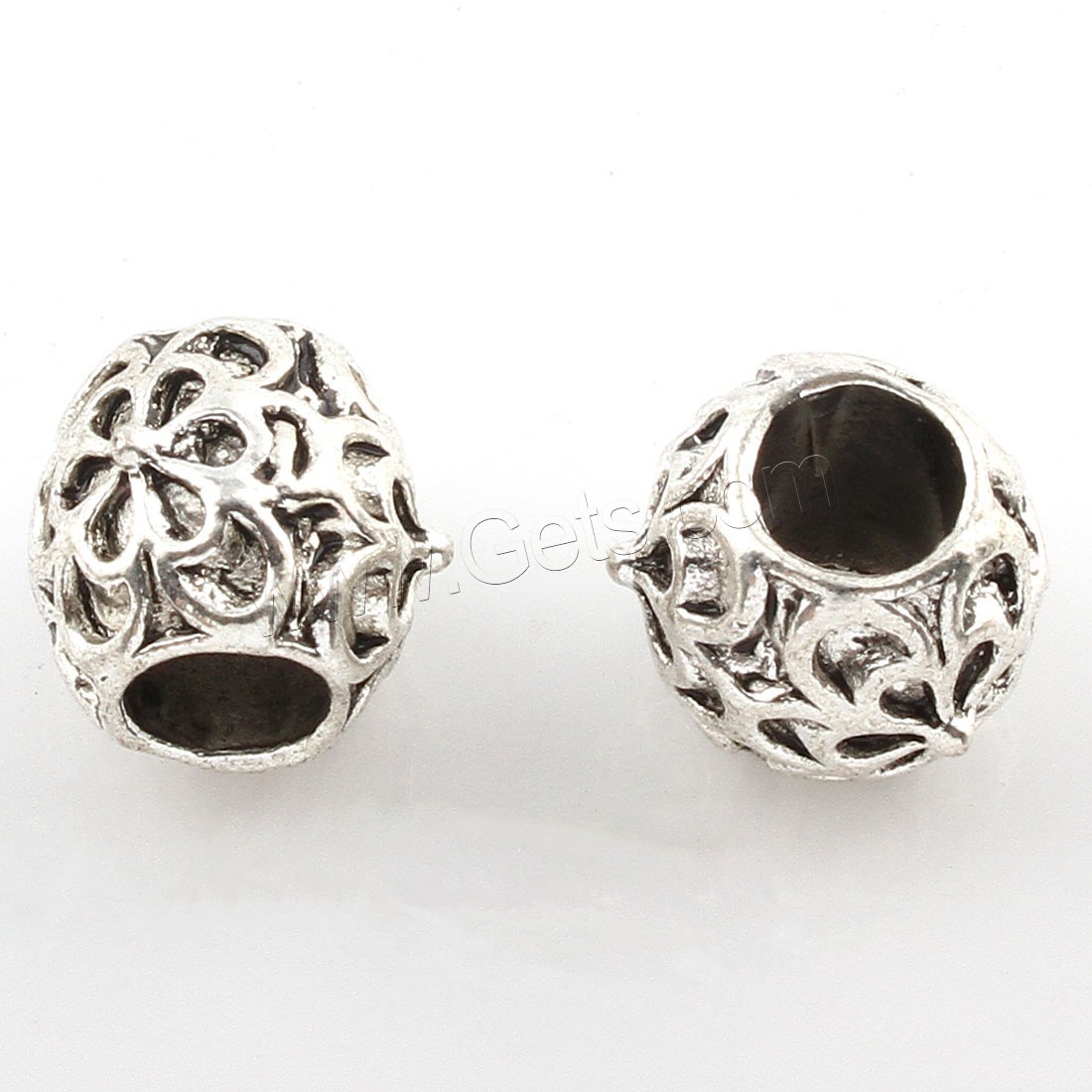 Zinc Alloy Jewelry Beads, plated, more colors for choice, 9x9mm, Hole:Approx 4mm, Approx 237PCs/Bag, Sold By Bag