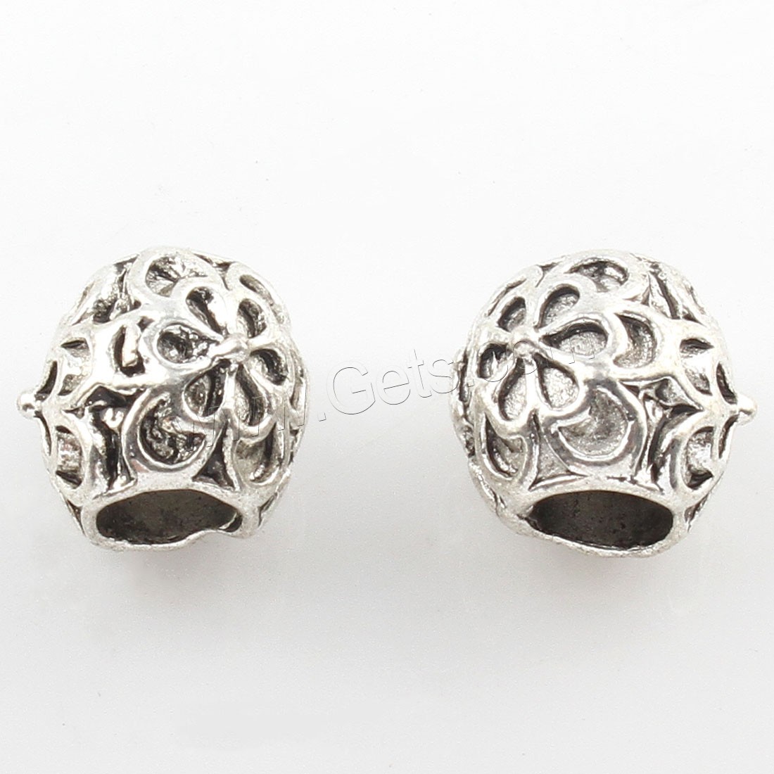Zinc Alloy Jewelry Beads, plated, more colors for choice, 9x9mm, Hole:Approx 4mm, Approx 237PCs/Bag, Sold By Bag