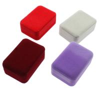 Boîte en velours pour pendentif, velours de coton, avec carton, rectangle, Placage, plus de couleurs à choisir Vendu par PC