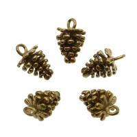 Brass Jewelry Pendants, Pinecone, original color Approx 2mm 