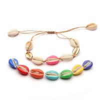 Fashion Zinc Alloy Bracelets, with 7cm extender chain, Shell, plated, Unisex & adjustable Approx 10.63 Inch 