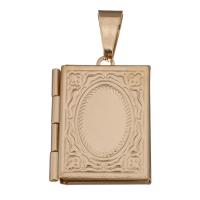 Stainless Steel Locket Pendant , rose gold color Approx Inner Approx 