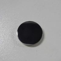 Stainless Steel Cabochon Setting, Flat Round, hand polished & flat back, original color 