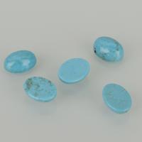 Magnesit Cabochon, blau, 11x8x4.5mm, verkauft von PC