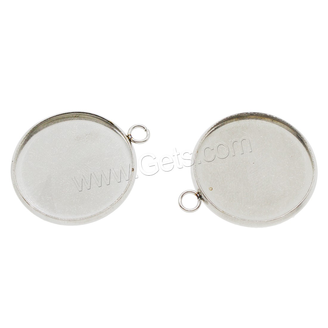 Stainless Steel Pendants, different size for choice, original color, Hole:Approx 2.5mm, Sold By PC