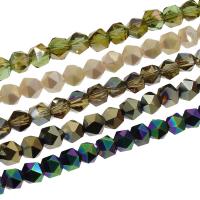 Fashion Crystal Beads, colorful plated Approx 1mm Approx 23.22 Inch, Approx 21.65 Inch 