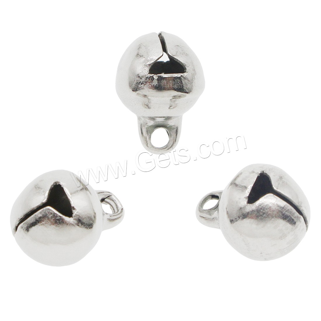 Stainless Steel Bell Charm, different size for choice, original color, Sold By PC