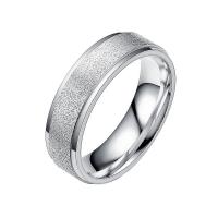 Stainless Steel Finger Ring, plated, fashion jewelry & Unisex & frosted 