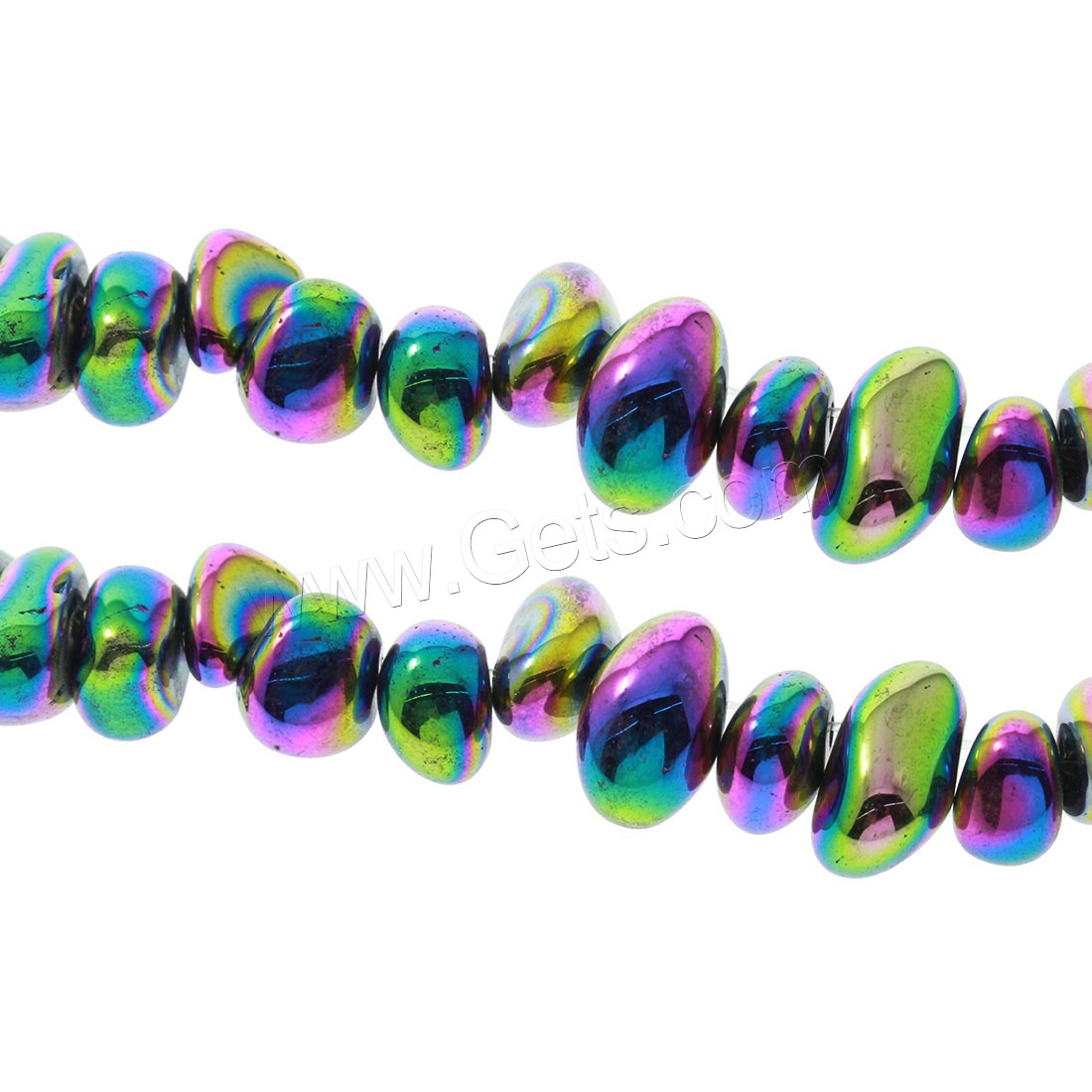 Природный кварцевый Бусины, Комкообразная форма, разноцветная плакировка, Много цветов для выбора, 13x8x8mm-8x7x6mm, отверстие:Приблизительно 1mm, длина:Приблизительно 15.3 дюймовый, продается Strand