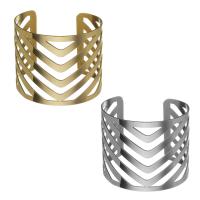 Stainless Steel Cuff Bangle, for woman & hollow 51mm, Inner Approx 63mm 