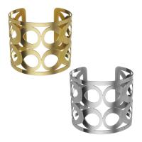 Stainless Steel Cuff Bangle, for woman & hollow 51.5mm, Inner Approx 60mm 