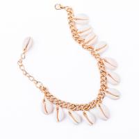 Fashion Zinc Alloy Bracelets, with Shell, plated, fashion jewelry & for woman 23mm Approx 8.6 Inch 