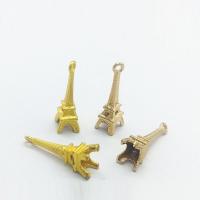 Zinc Alloy Building Pendants, Tower, plated Approx 1mm 