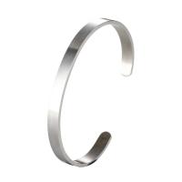 Stainless Steel Cuff Bangle, plated, for woman .5 Inch, 2/Lot 