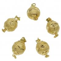 Латунные застежки-пряжки, Латунь, плакирован золотом отверстие:Приблизительно 2mm, Приблизительно 50ПК/сумка, продается сумка