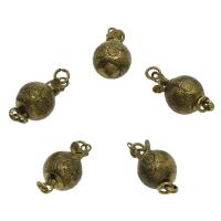 Brass Box Clasp, antique bronze color plated Approx 2mm, Approx 