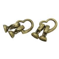 Zinc Alloy Spring Ring Clasp, antique bronze color plated Approx 