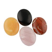 Piedras preciosas cabujón, diferentes materiales para la opción, 30x39x6mm, 5PCs/Bolsa, Vendido por Bolsa