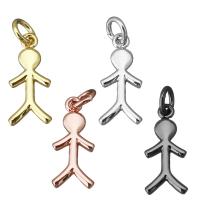 Brass Jewelry Pendants, plated Approx 3mm 