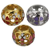 Stainless Steel Large Hole Beads, plated, enamel & hollow Approx 5mm 