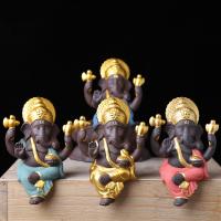 Décoration en laiton, Sable violet, éléphant, fait à la main, pour la maison et le bureau & durable & bijoux bouddhiste, plus de couleurs à choisir Vendu par PC