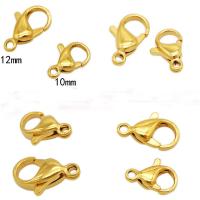 Stainless Steel Lobster Claw Clasp gold 