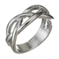 Stainless Steel Finger Ring, Unisex, original color, 7mm, US Ring 