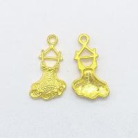 Garment Shaped Zinc Alloy Pendants, Skirt, gold color plated Approx 1mm 