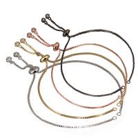 alliage de zinc supports de Bracelets, Placage, Réglable, plus de couleurs à choisir Vendu par sac