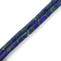 Perles de pierre lasurite naturelles, Lapis lazuli, pilier, normes différentes pour le choix Environ 1.5mm Environ 15.5 pouce, Environ Vendu par brin