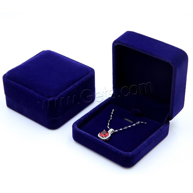 Jewelry Case and Box, Velveteen, different styles for choice, more colors for choice, 5PCs/Lot, Sold By Lot